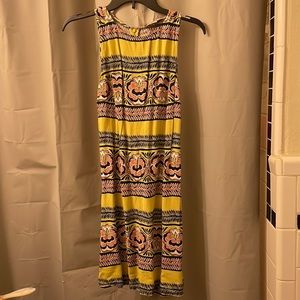Sleeveless Patterned Dress